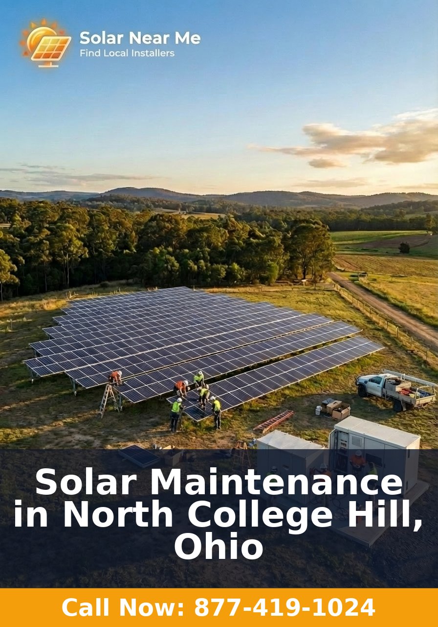 Solar Maintenance in North College Hill, Ohio