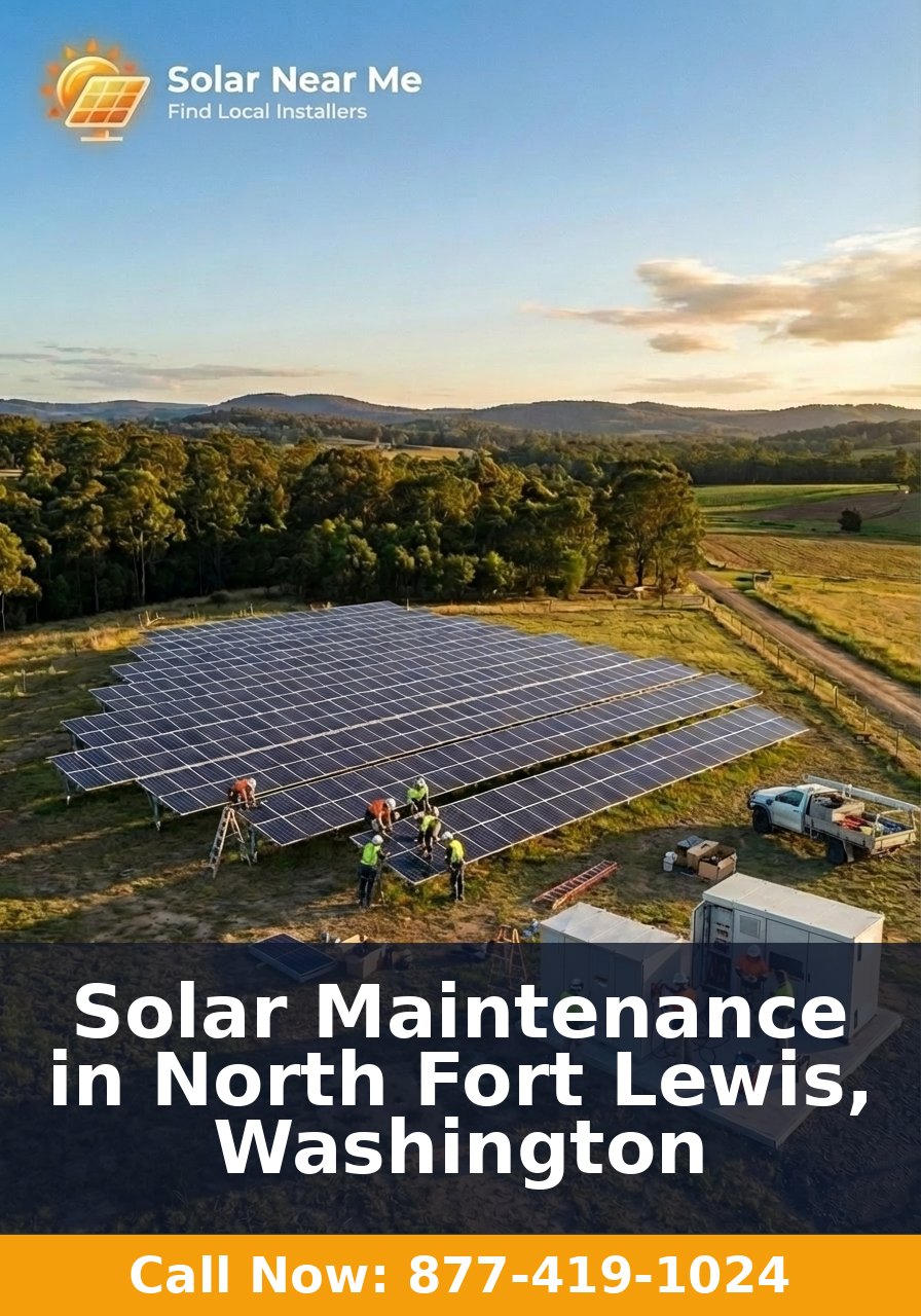Solar Maintenance in North Fort Lewis, Washington