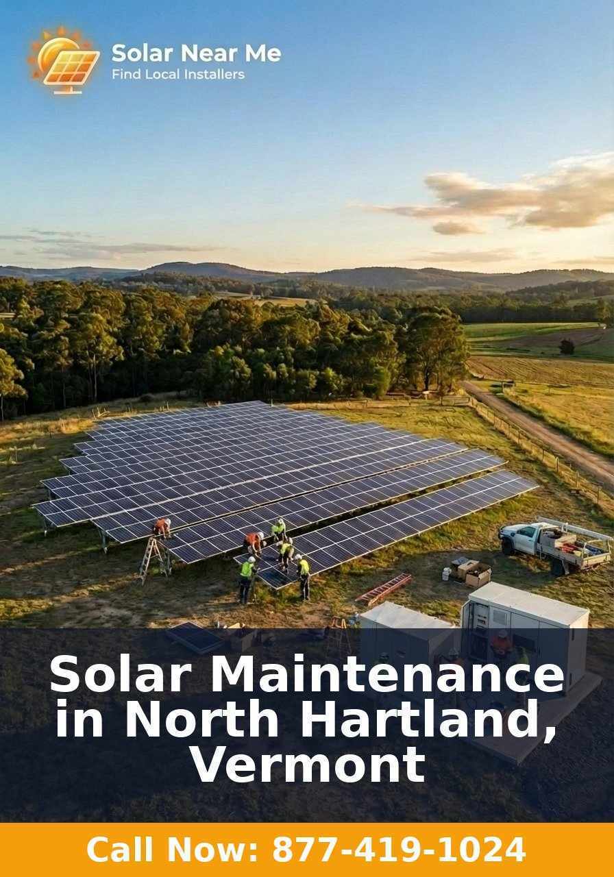 Solar Maintenance in North Hartland, Vermont