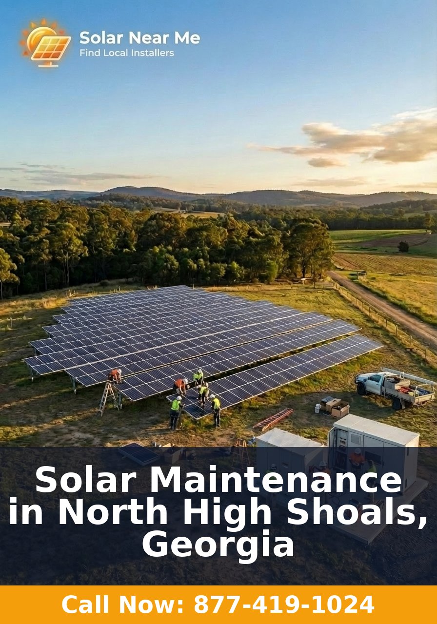 Solar Maintenance in North High Shoals, Georgia