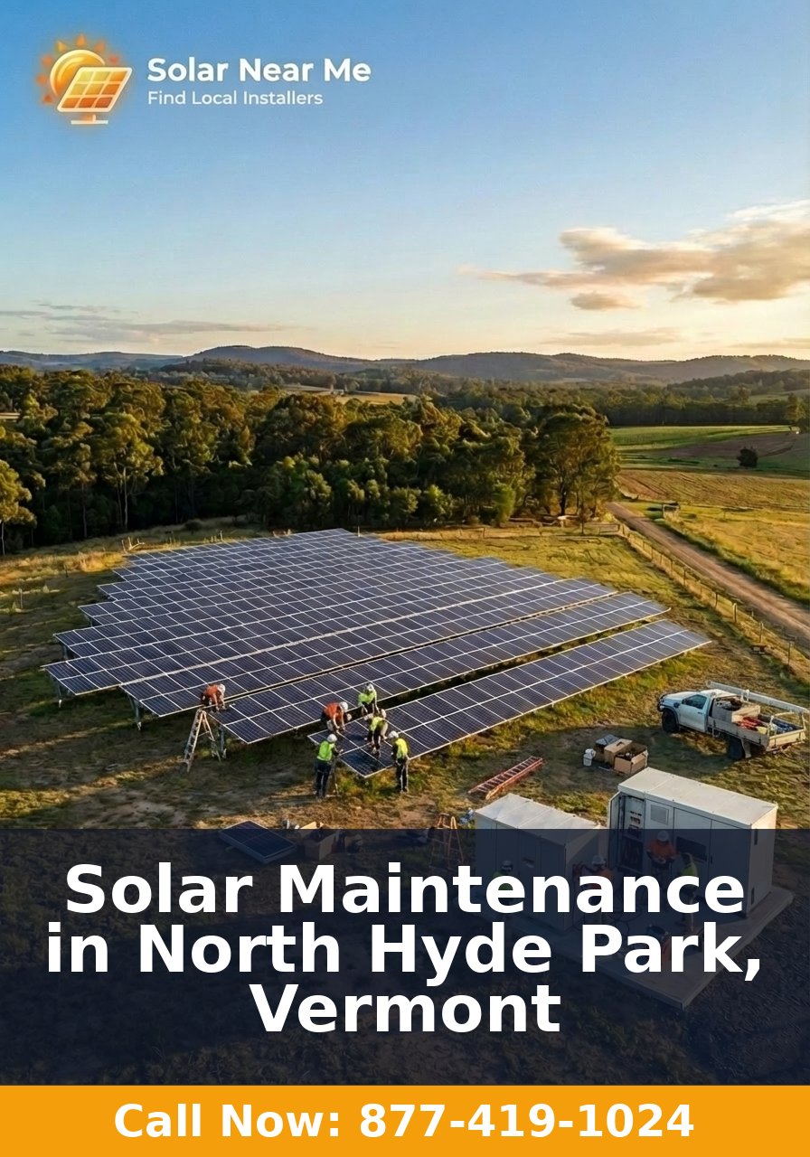 Solar Maintenance in North Hyde Park, Vermont