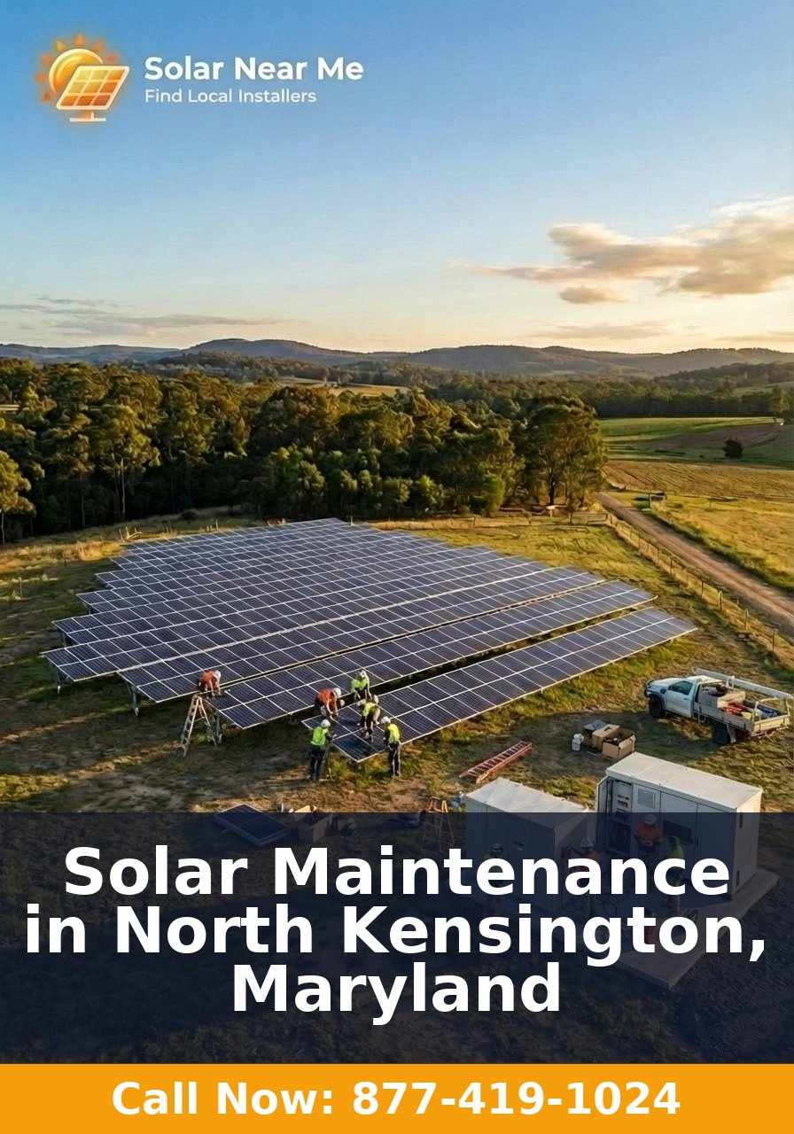 Solar Maintenance in North Kensington, Maryland