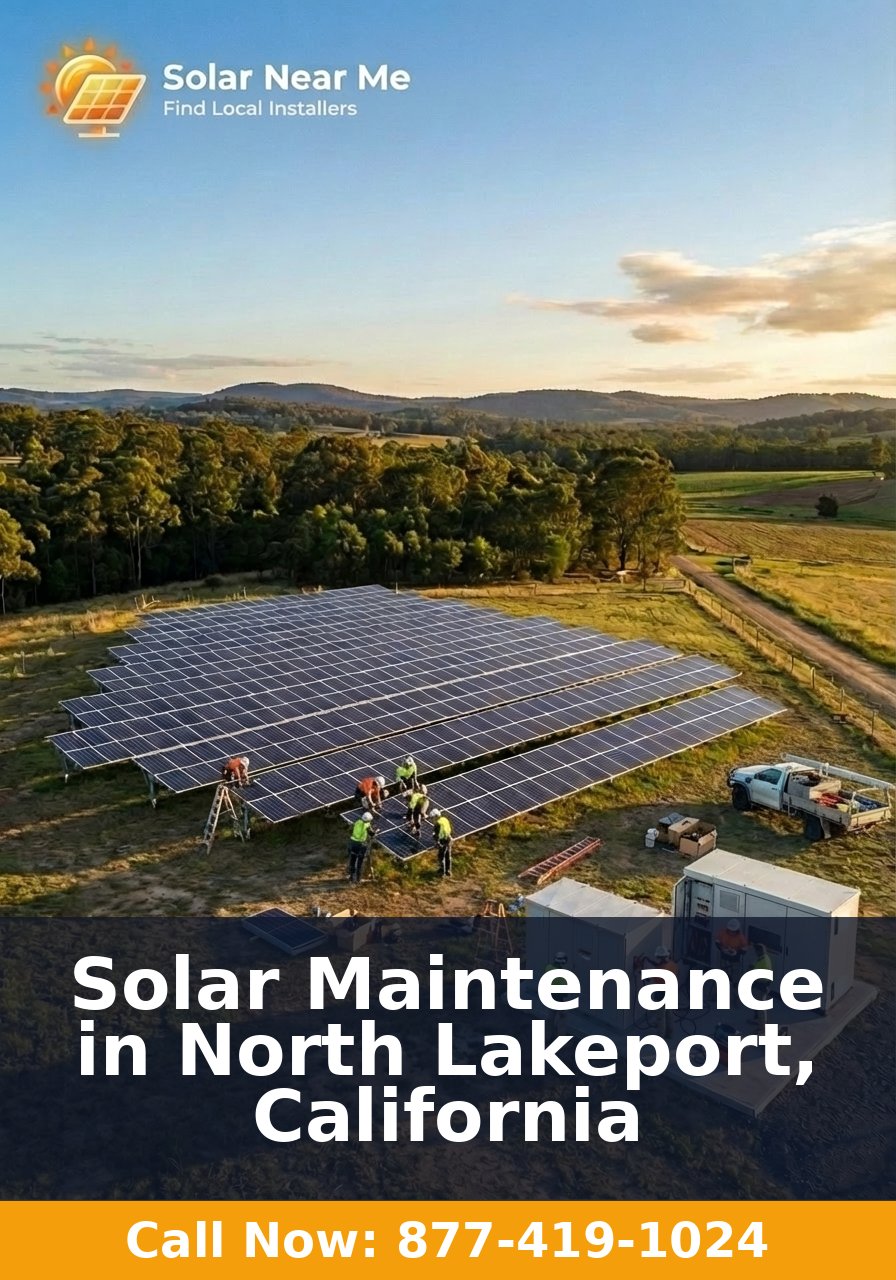 Solar Maintenance in North Lakeport, California