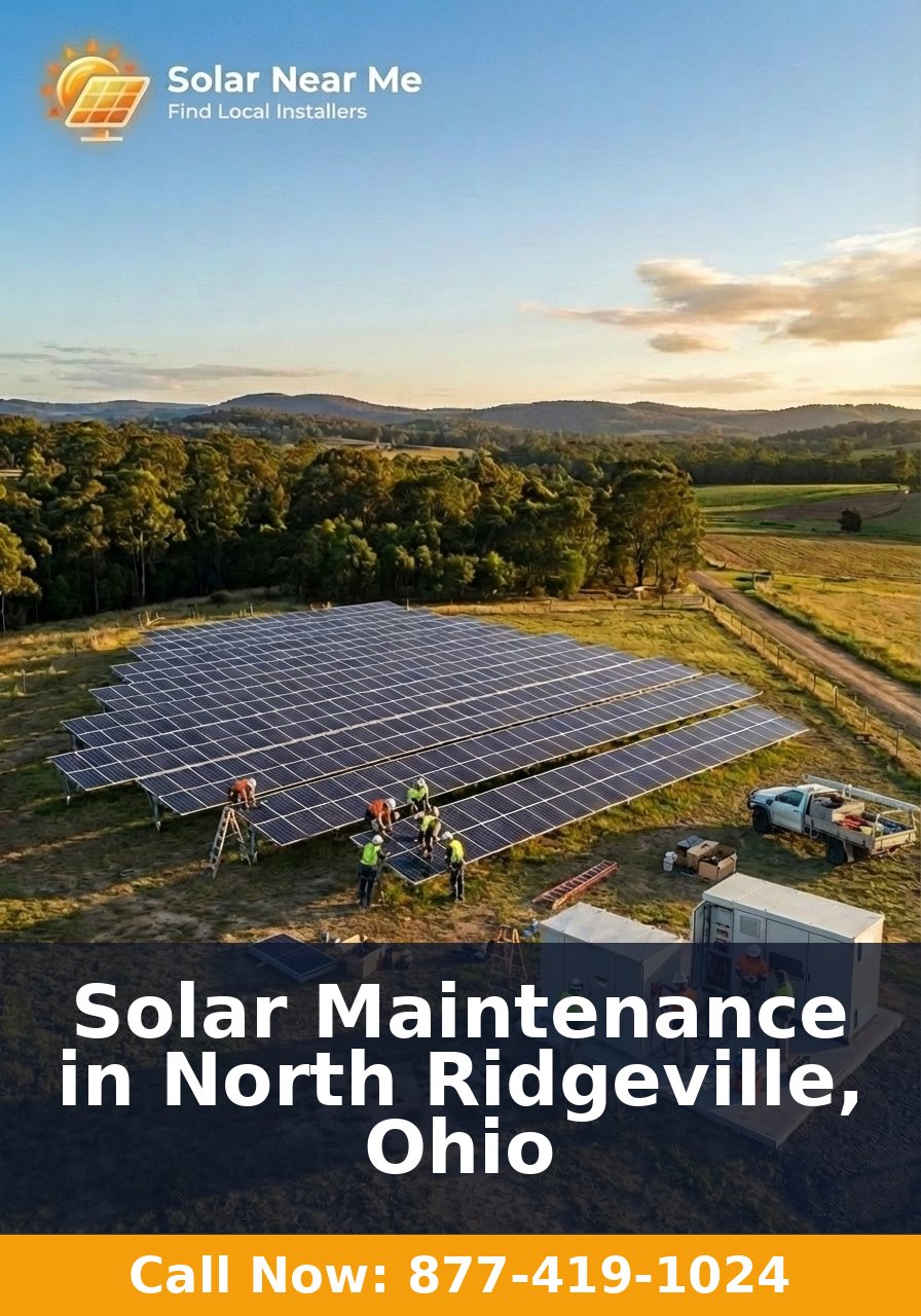 Solar Maintenance in North Ridgeville, Ohio