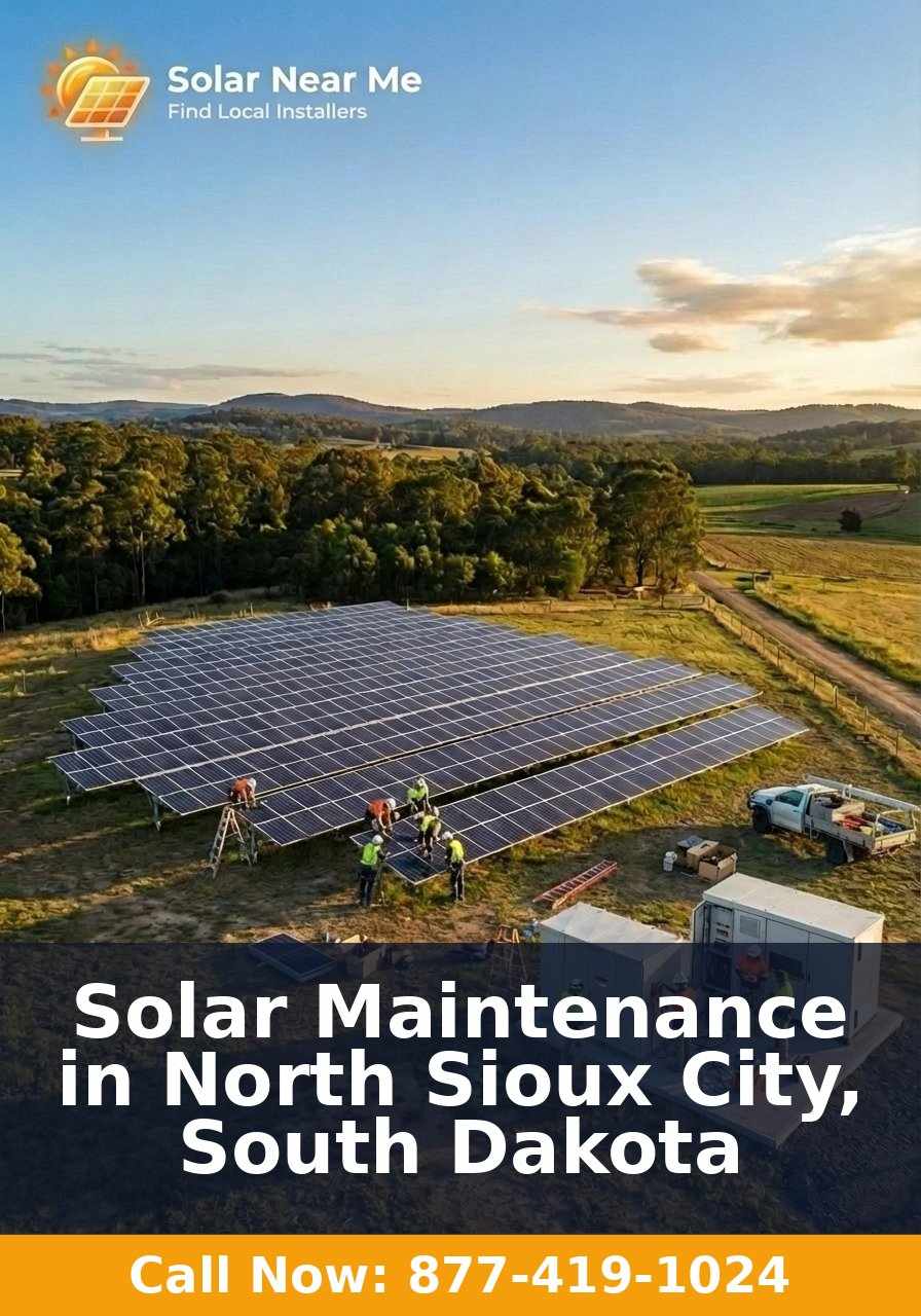 Solar Maintenance in North Sioux City, South Dakota