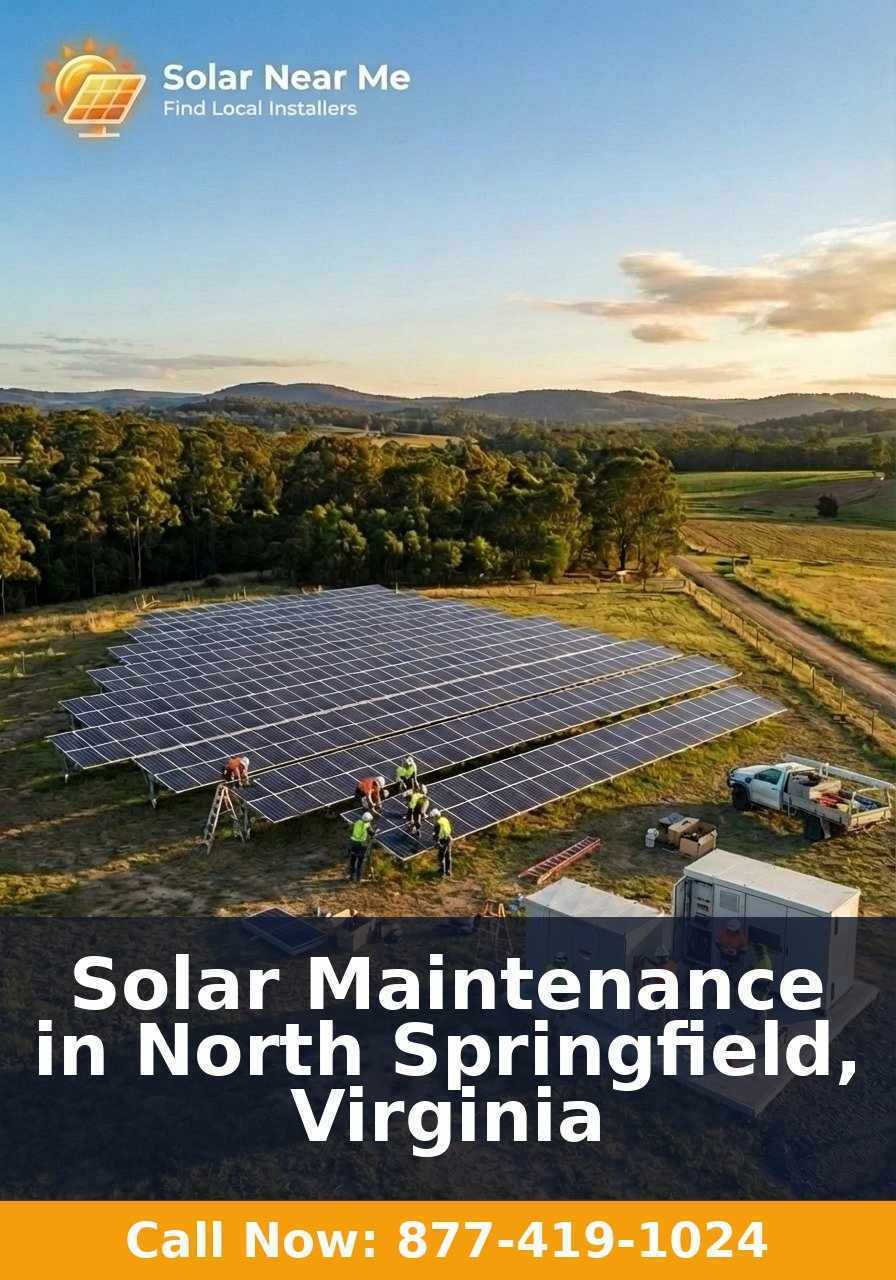 Solar Maintenance in North Springfield, Virginia