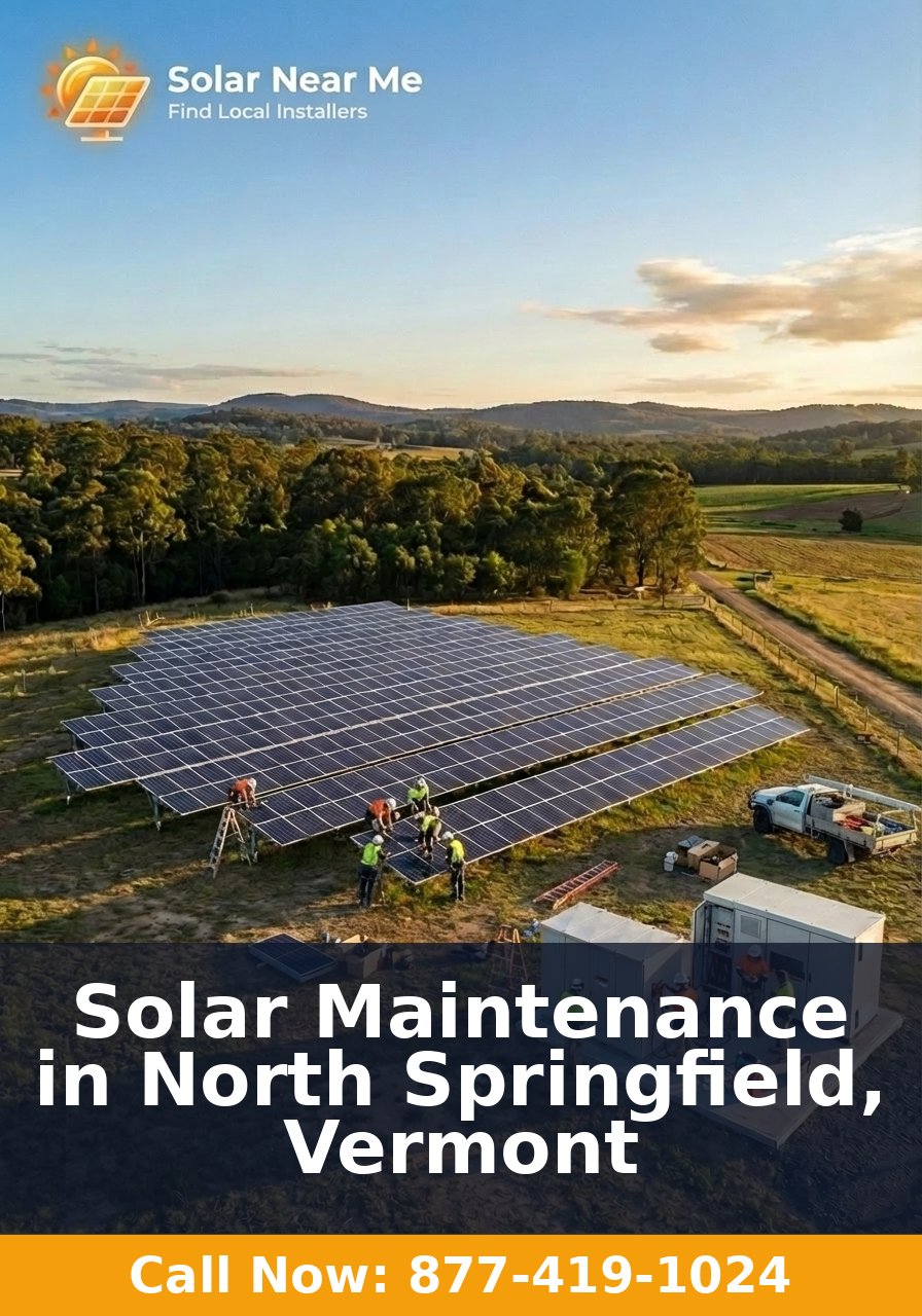 Solar Maintenance in North Springfield, Vermont