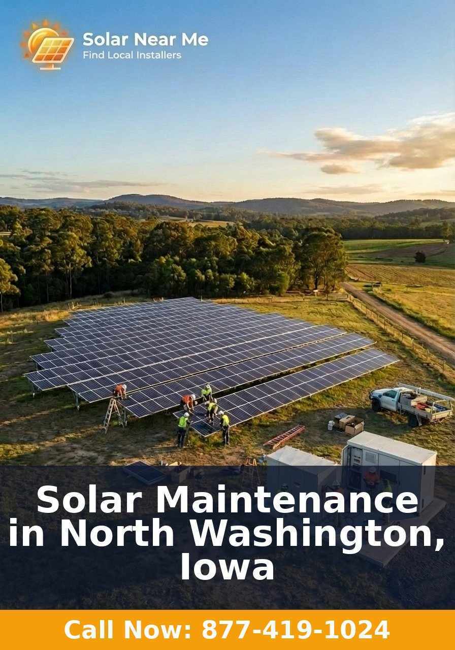 Solar Maintenance in North Washington, Iowa