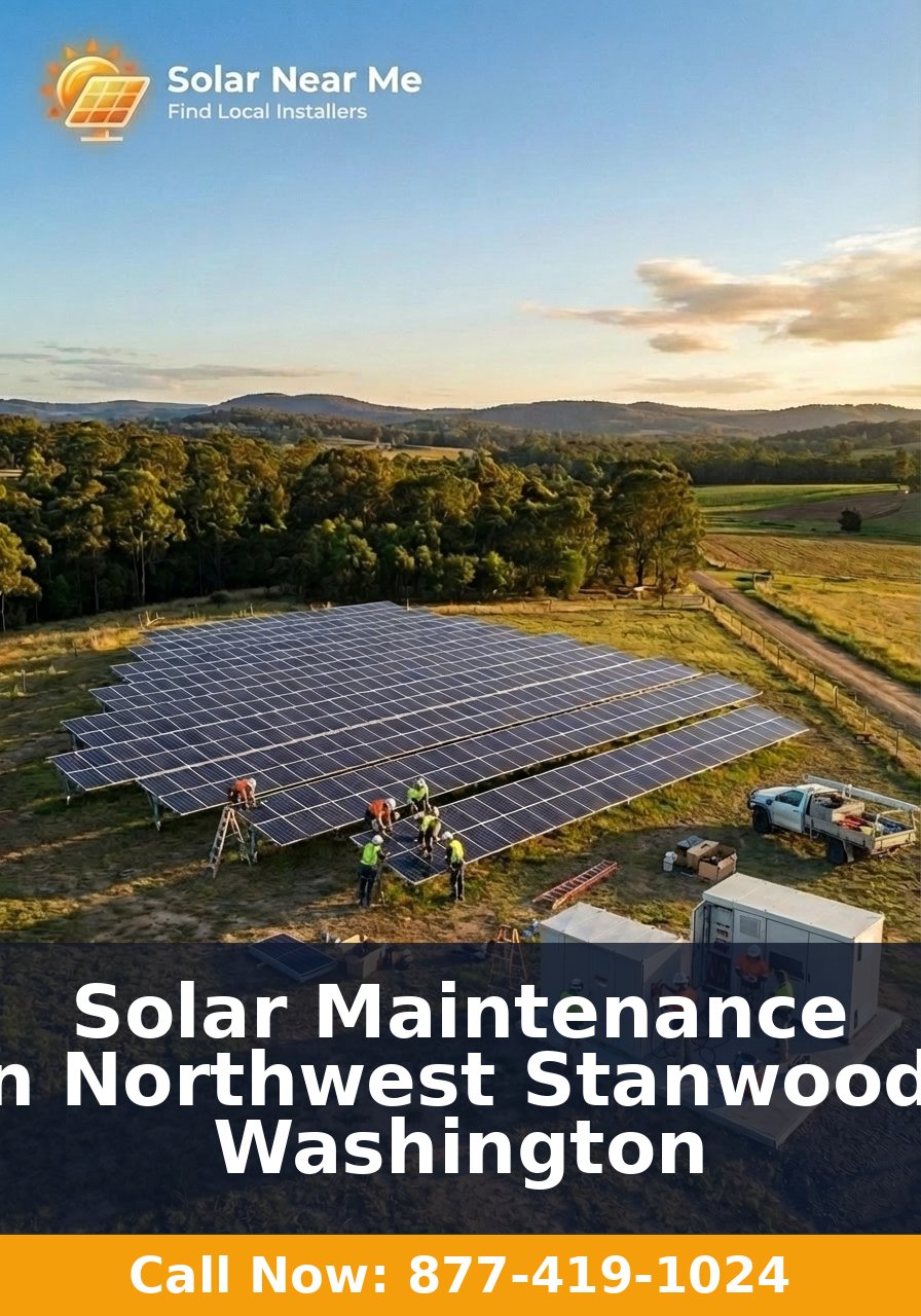 Solar Maintenance in Northwest Stanwood, Washington