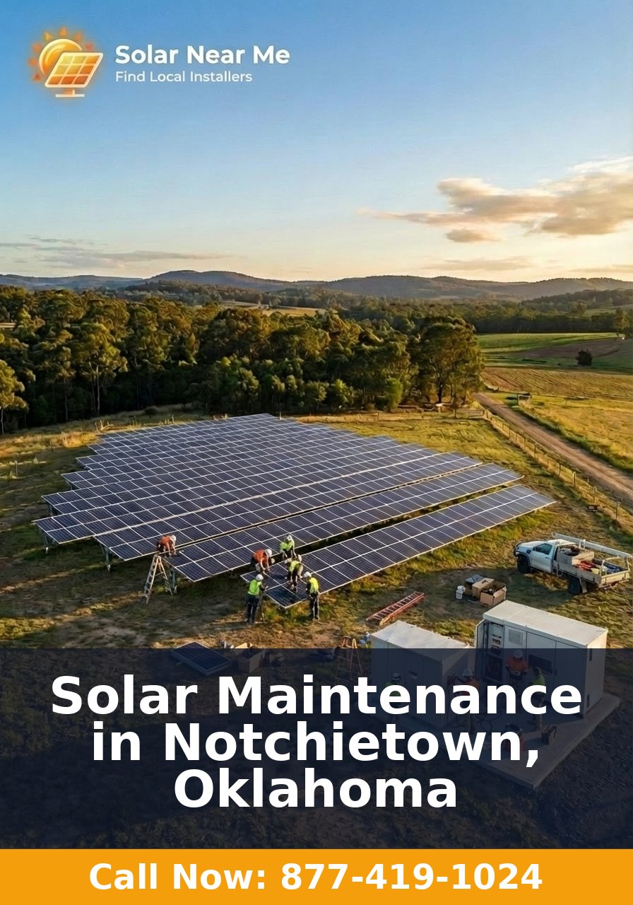 Solar Maintenance in Notchietown, Oklahoma