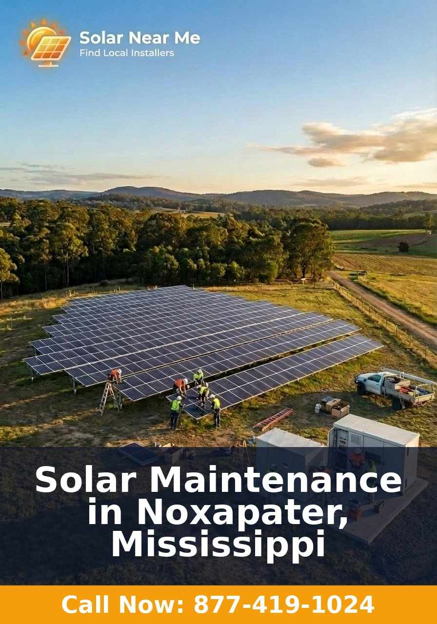 Solar Maintenance in Noxapater, Mississippi