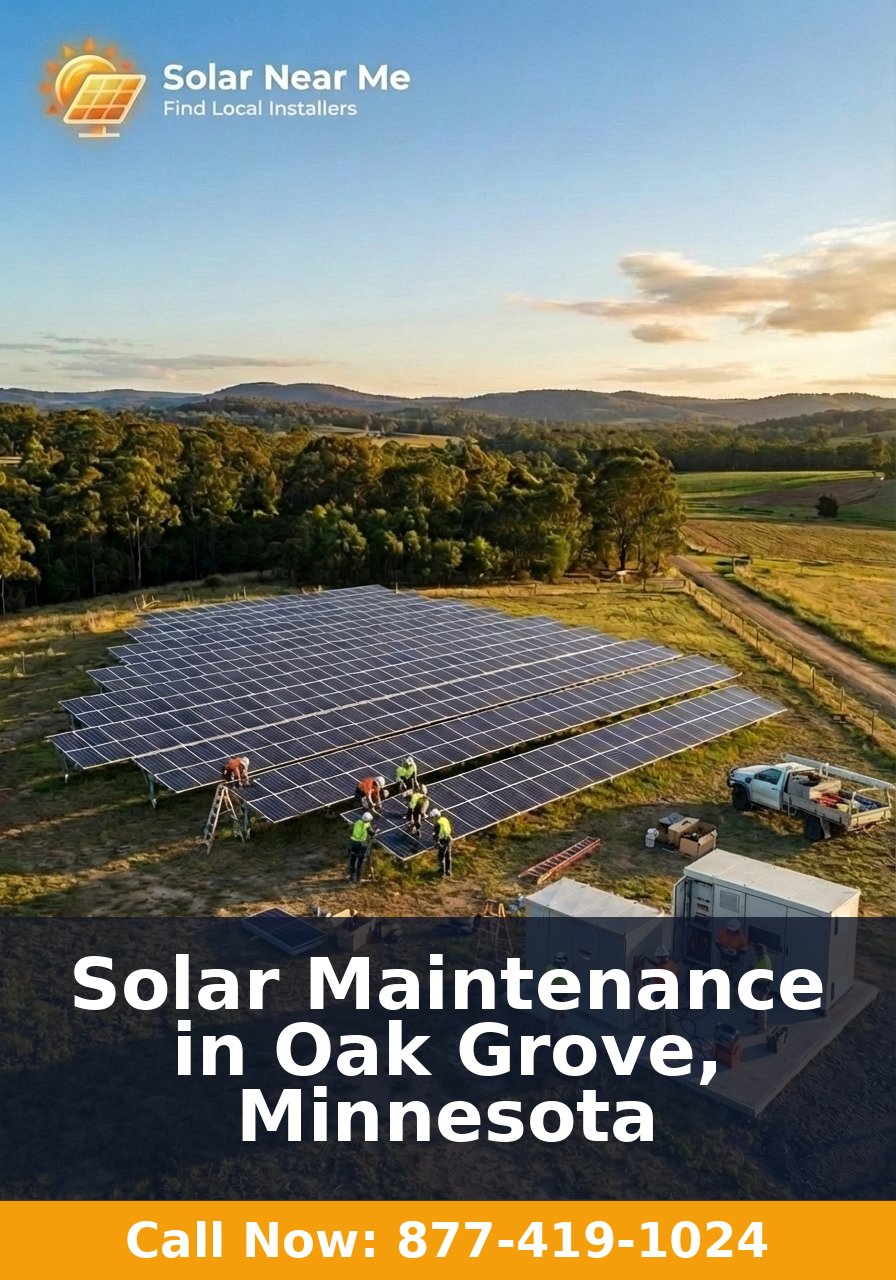 Solar Maintenance in Oak Grove, Minnesota