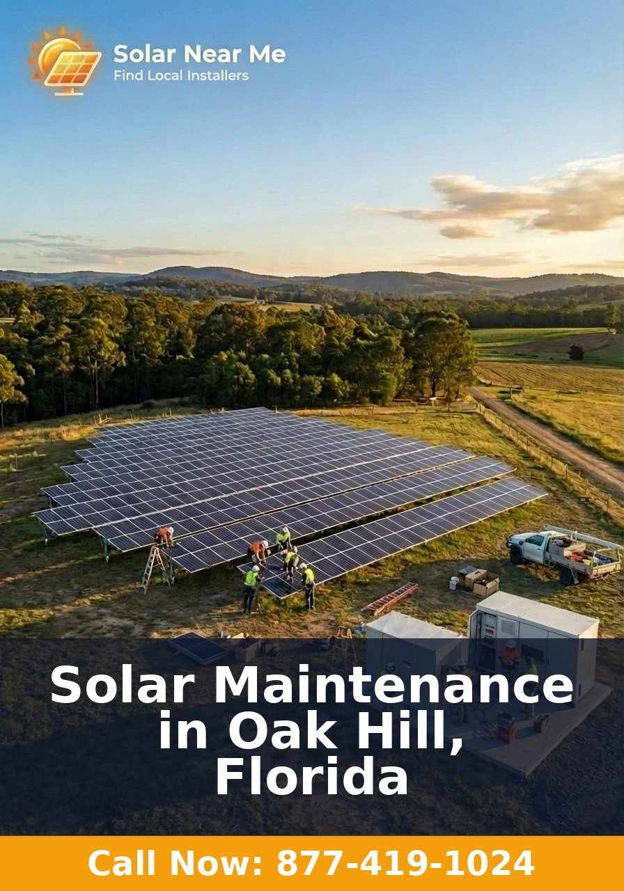 Solar Maintenance in Oak Hill, Florida