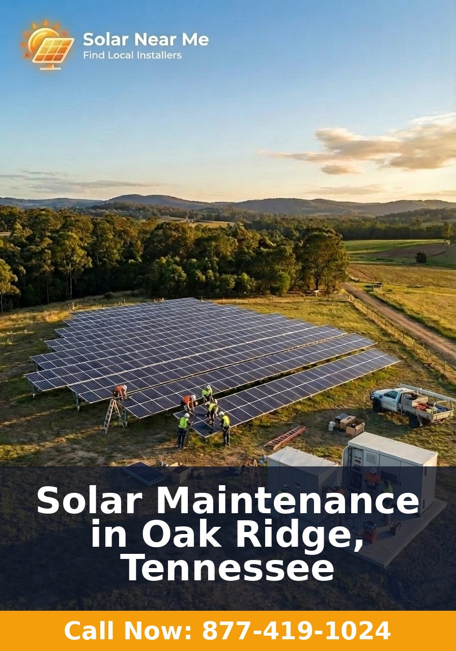 Solar Maintenance in Oak Ridge, Tennessee
