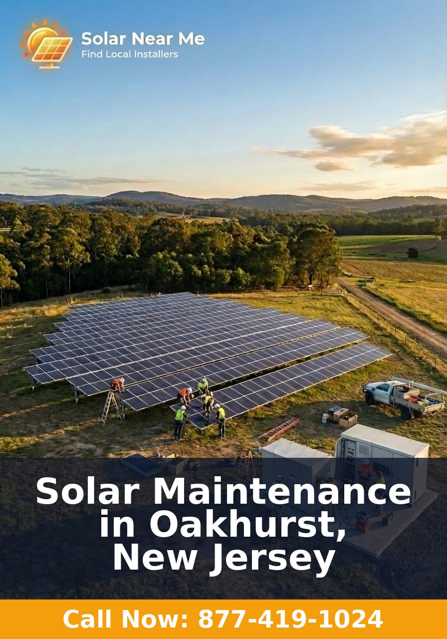 Solar Maintenance in Oakhurst, New Jersey