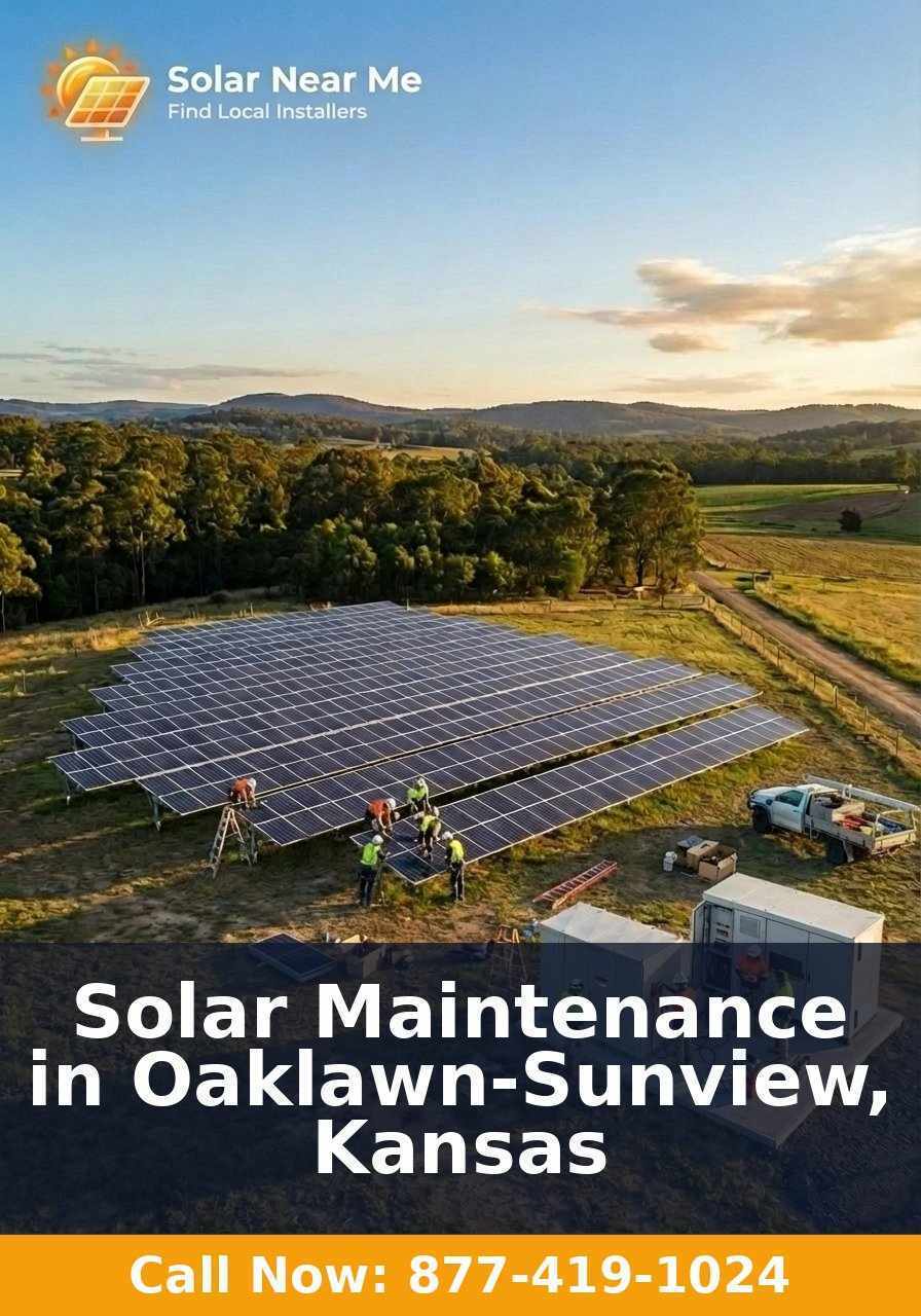 Solar Maintenance in Oaklawn-Sunview, Kansas