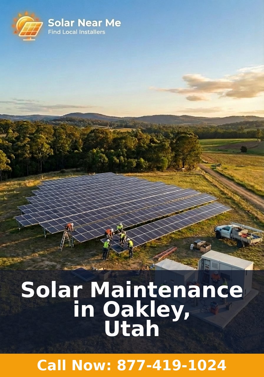 Solar Maintenance in Oakley, Utah
