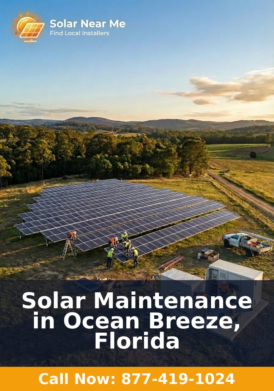 Solar Maintenance in Ocean Breeze, Florida