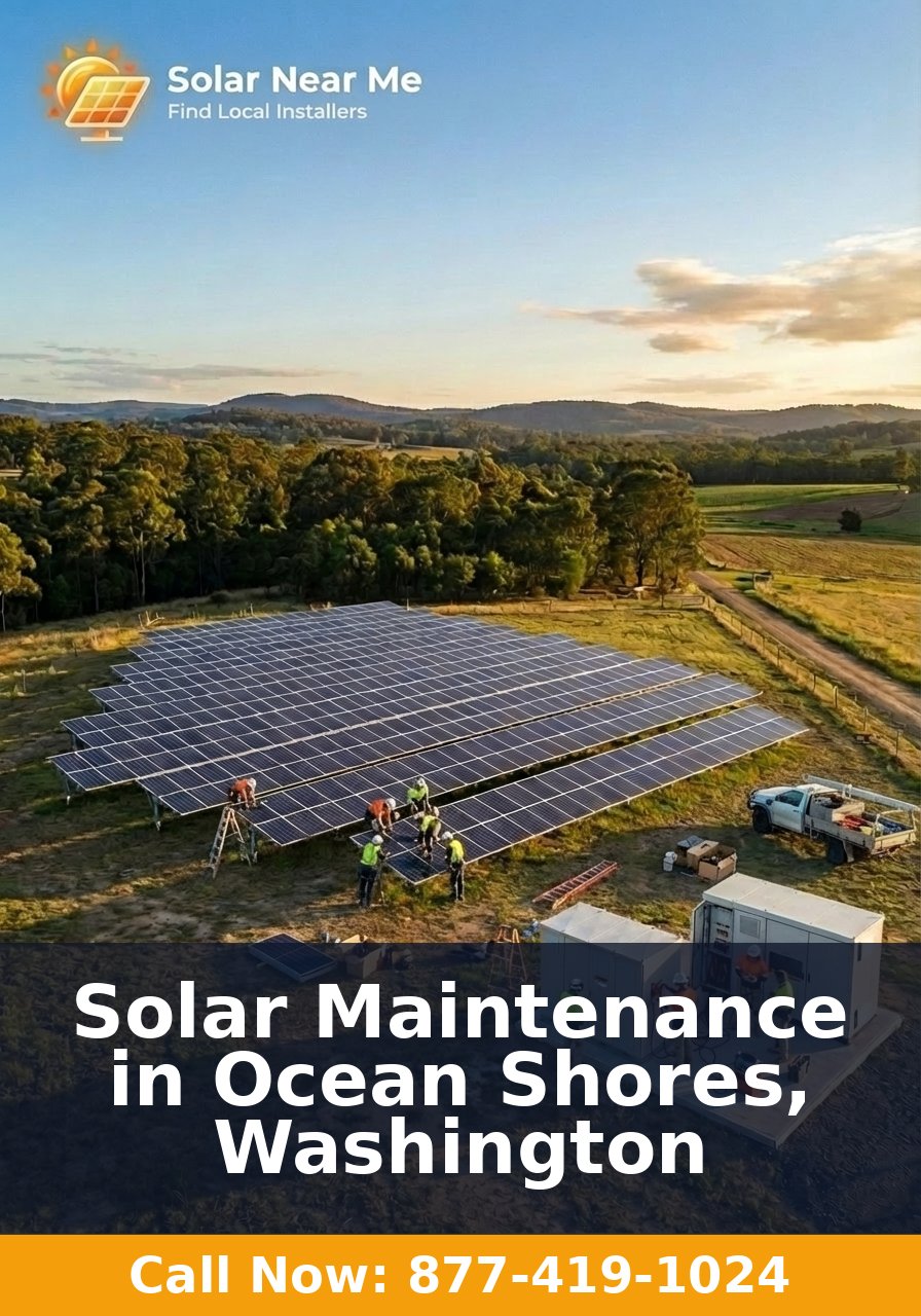 Solar Maintenance in Ocean Shores, Washington