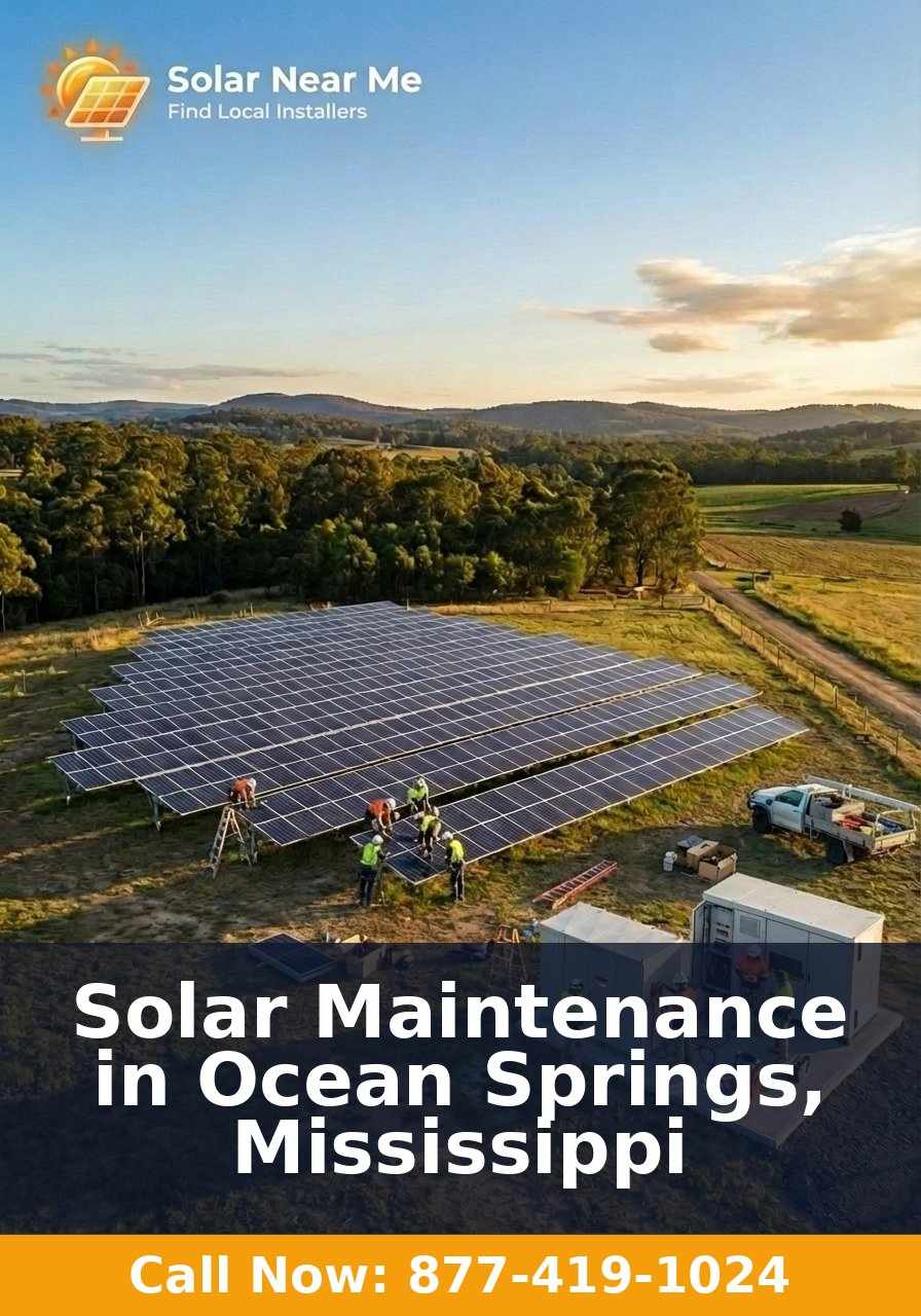 Solar Maintenance in Ocean Springs, Mississippi