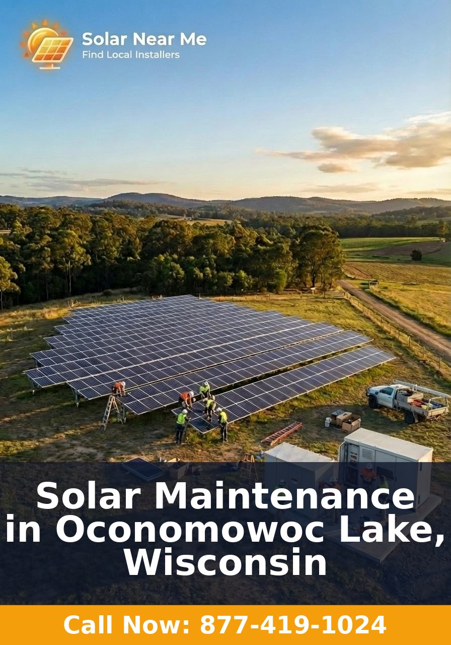 Solar Maintenance in Oconomowoc Lake, Wisconsin