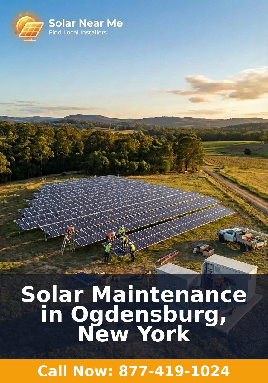 Solar Maintenance in Ogdensburg, New York