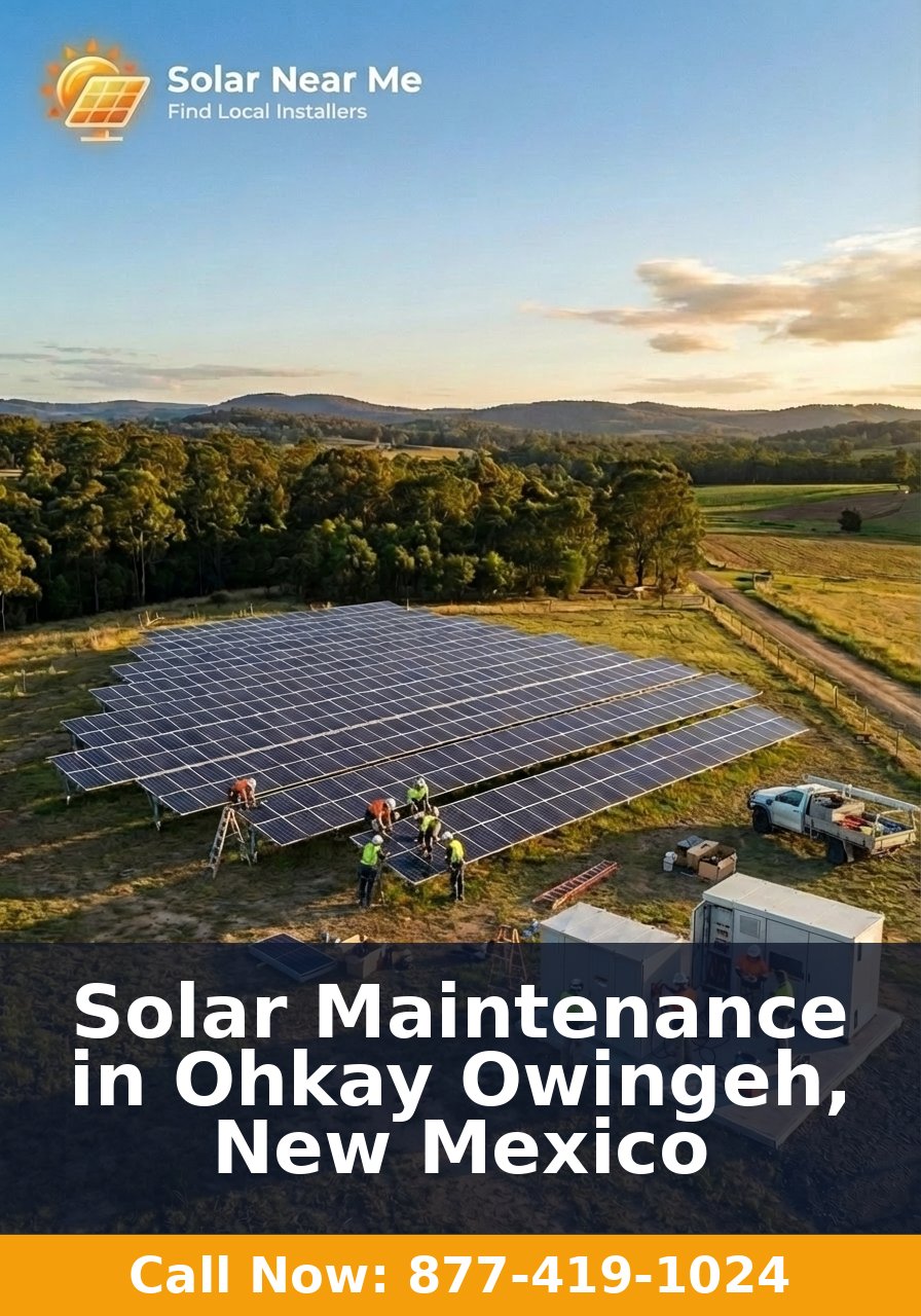 Solar Maintenance in Ohkay Owingeh, New Mexico