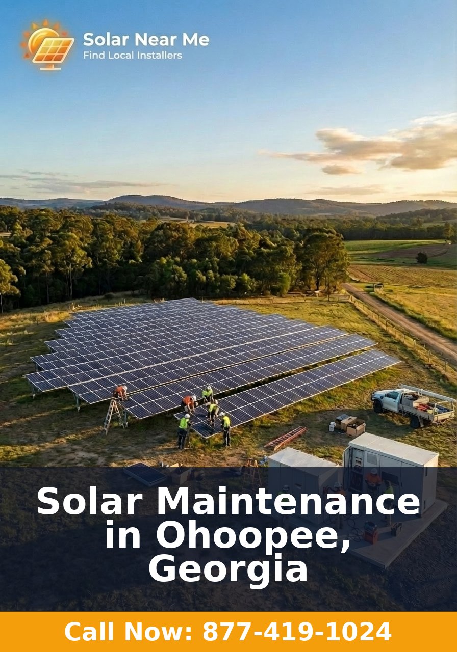 Solar Maintenance in Ohoopee, Georgia