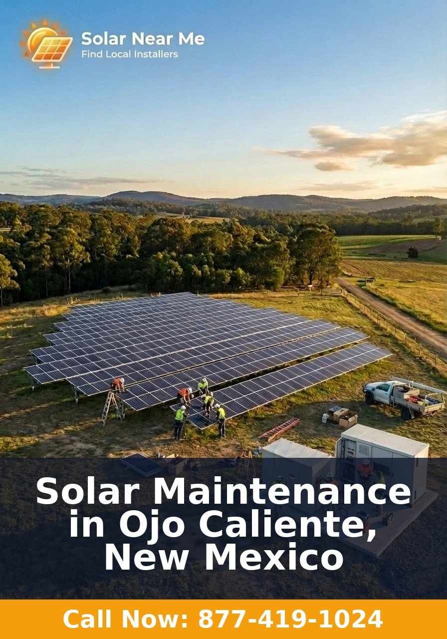 Solar Maintenance in Ojo Caliente, New Mexico