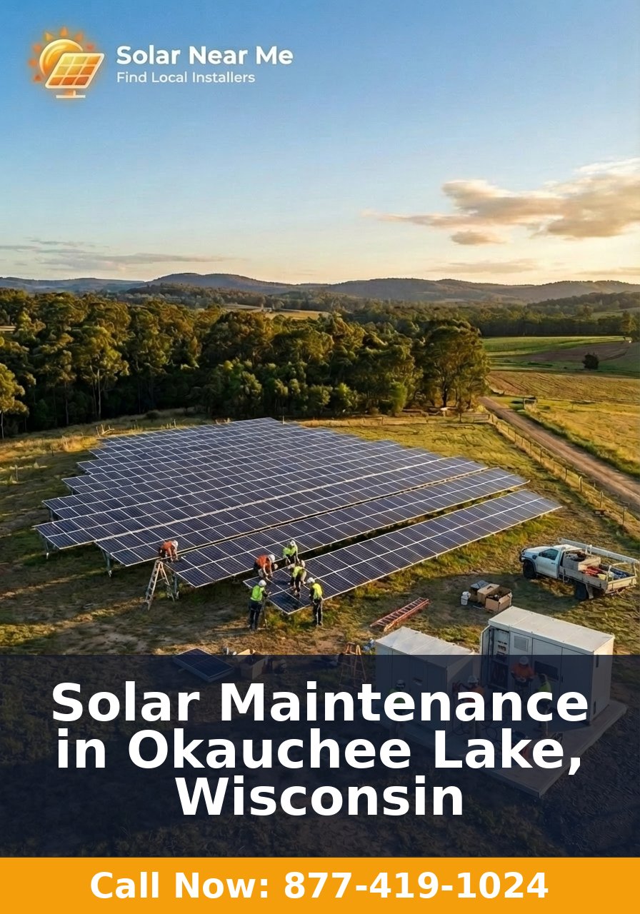 Solar Maintenance in Okauchee Lake, Wisconsin