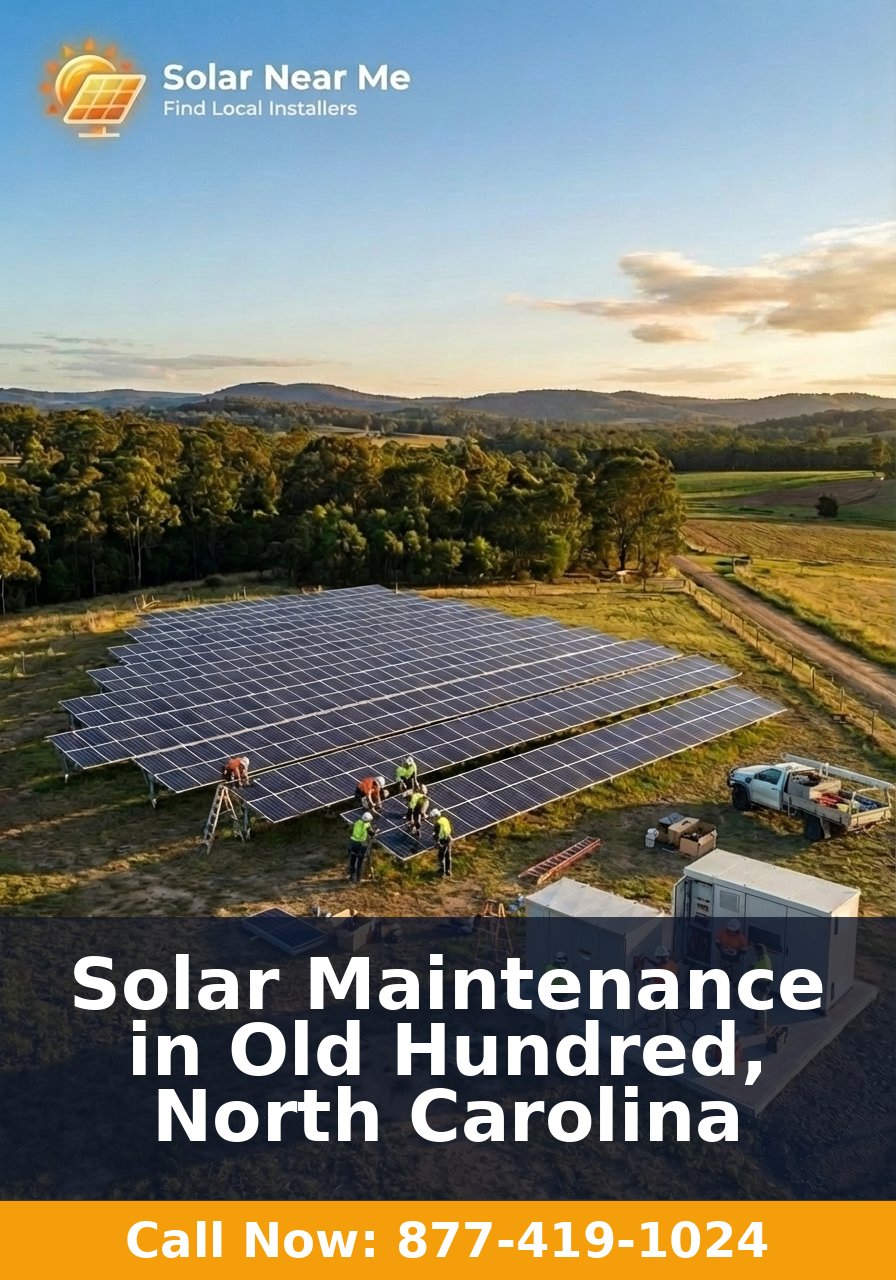 Solar Maintenance in Old Hundred, North Carolina