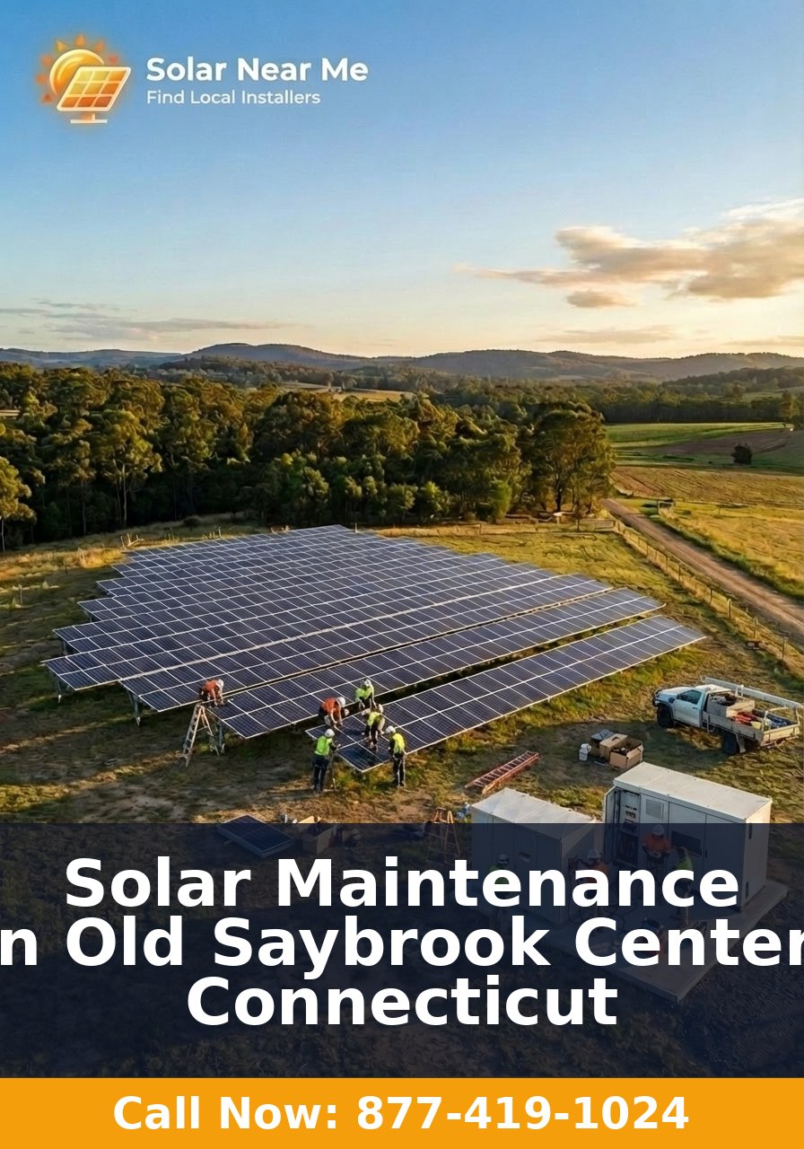 Solar Maintenance in Old Saybrook Center, Connecticut