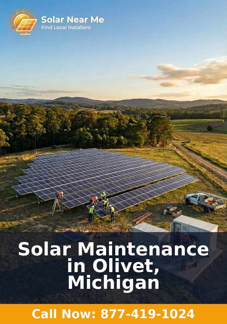 Solar Maintenance in Olivet, Michigan