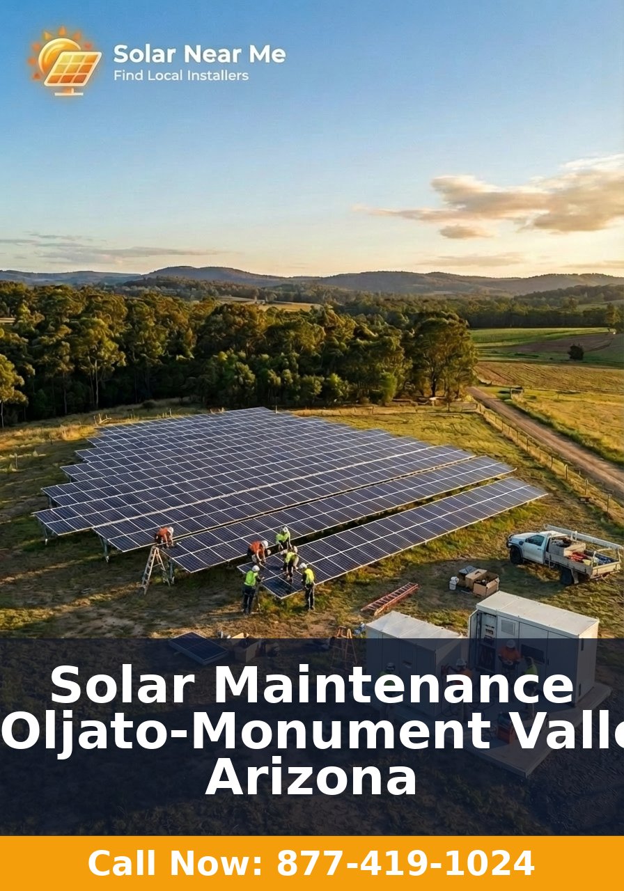Solar Maintenance in Oljato-Monument Valley, Arizona