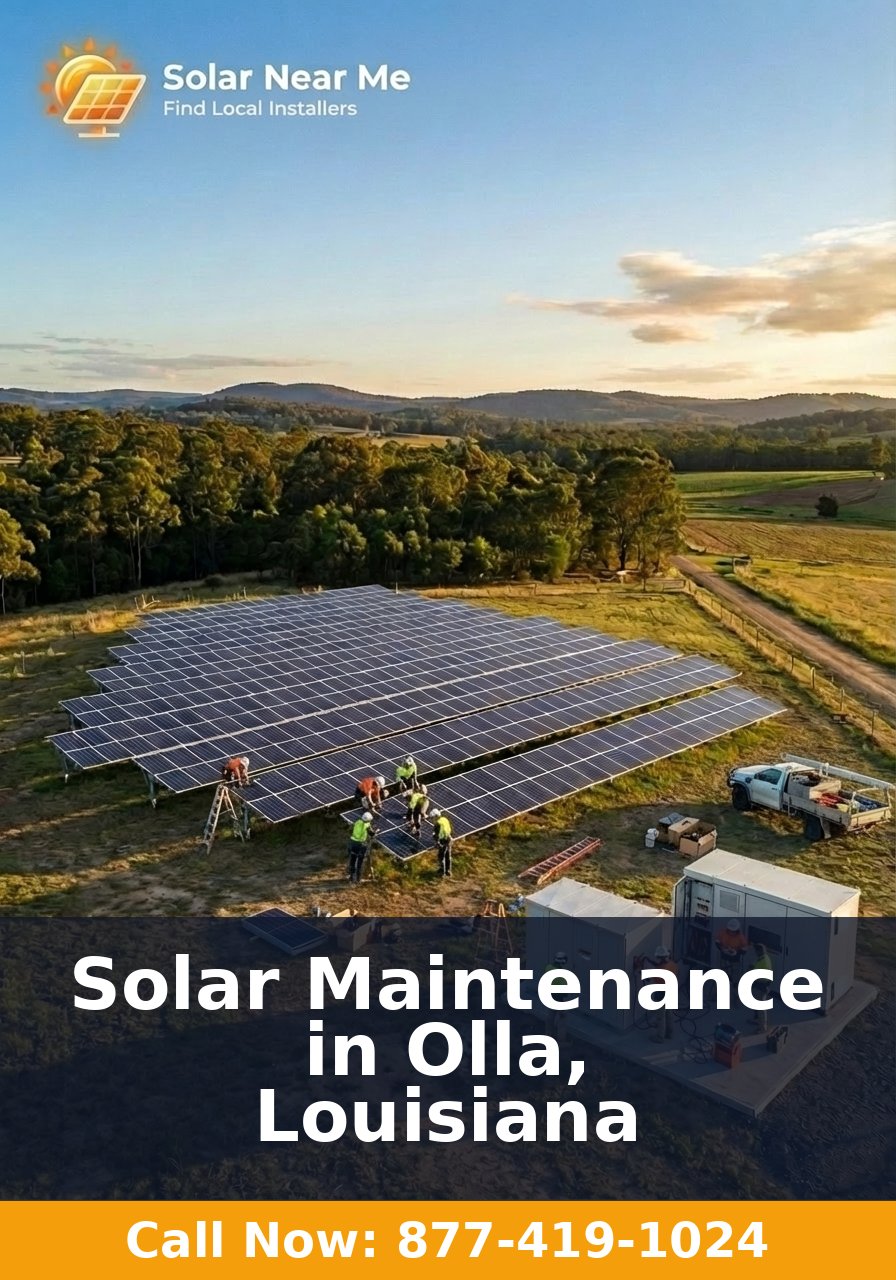 Solar Maintenance in Olla, Louisiana