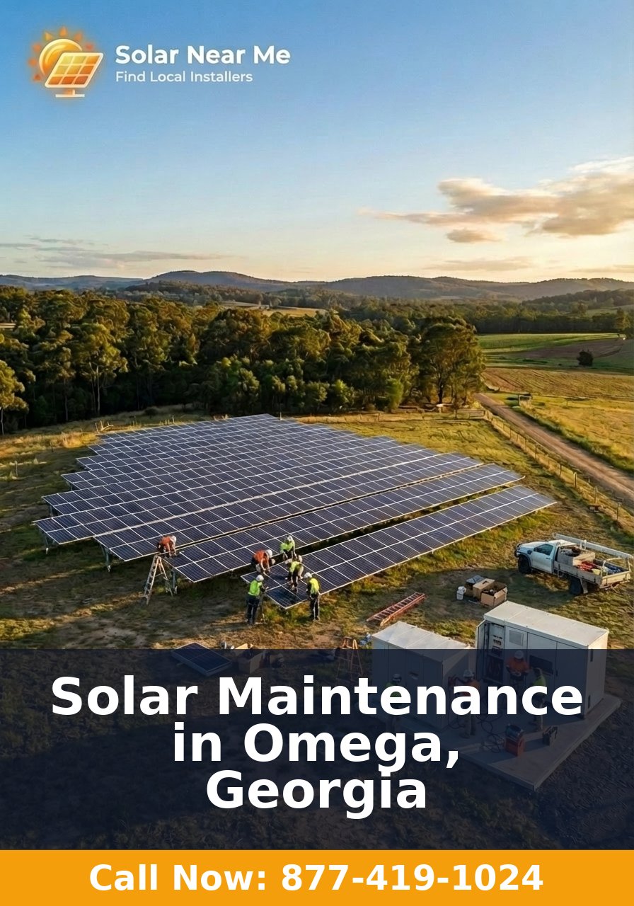 Solar Maintenance in Omega, Georgia
