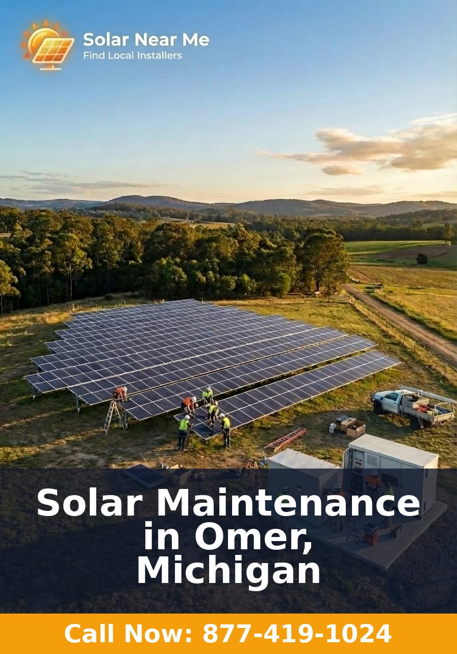Solar Maintenance in Omer, Michigan