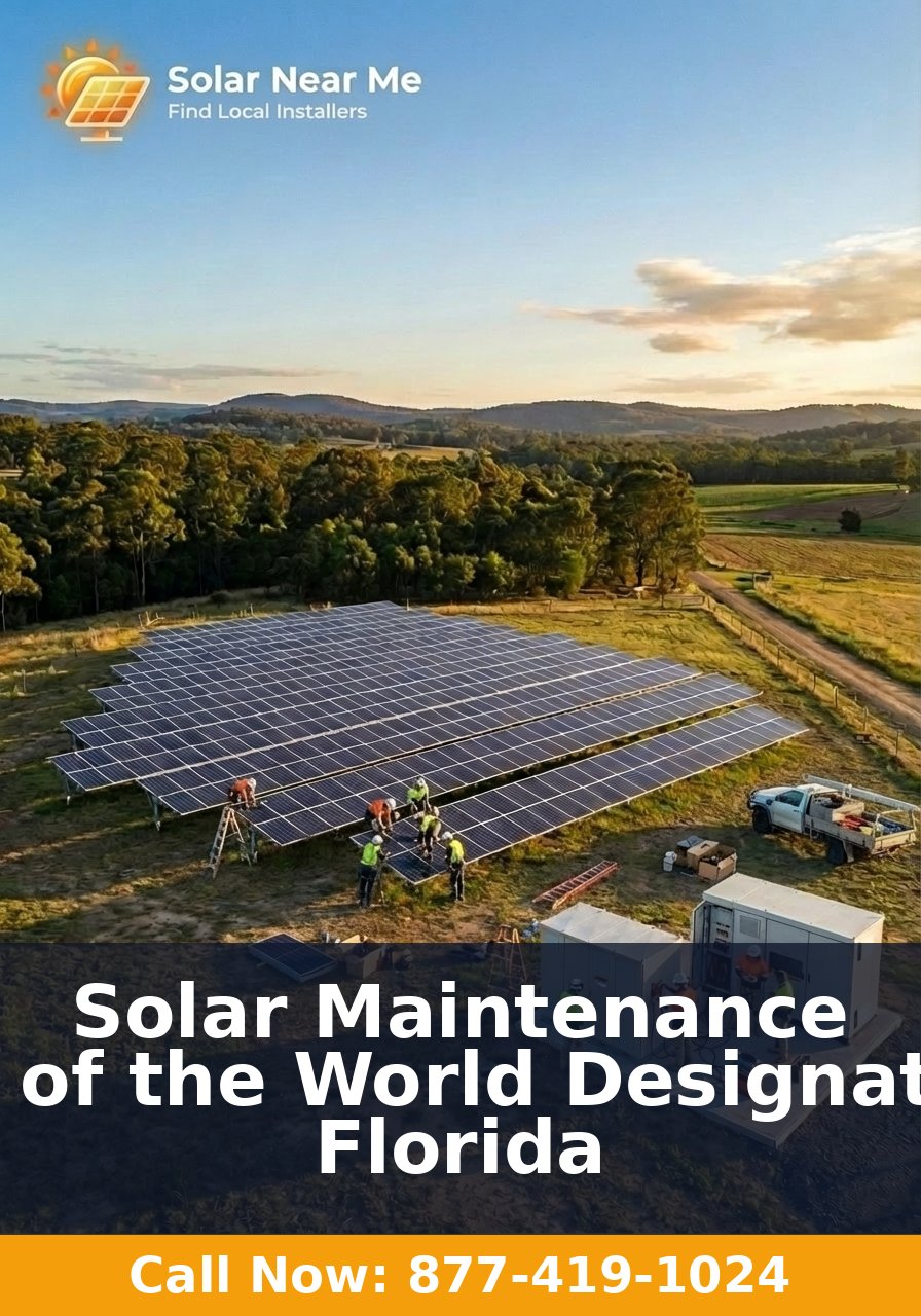 Solar Maintenance in On Top of the World Designated Place, Florida