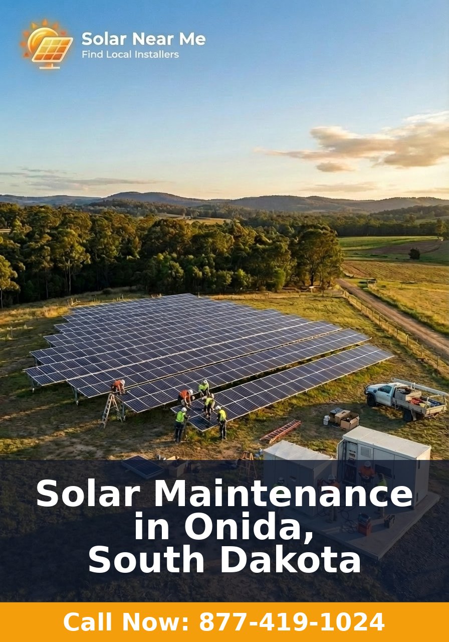 Solar Maintenance in Onida, South Dakota