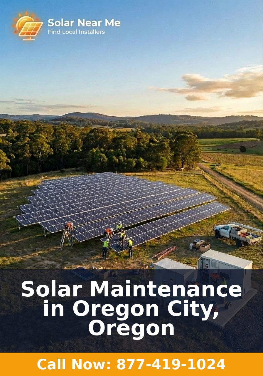 Solar Maintenance in Oregon City, Oregon
