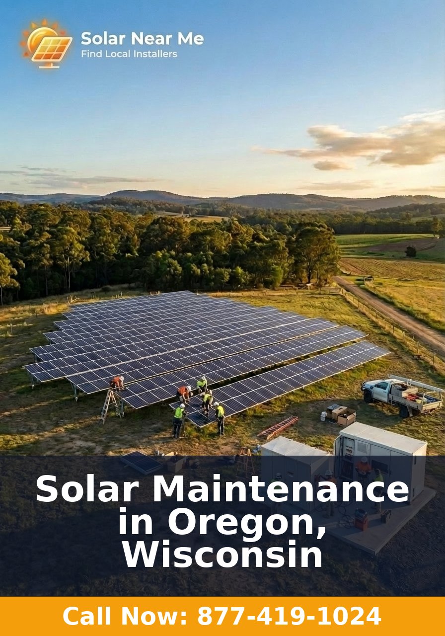 Solar Maintenance in Oregon, Wisconsin