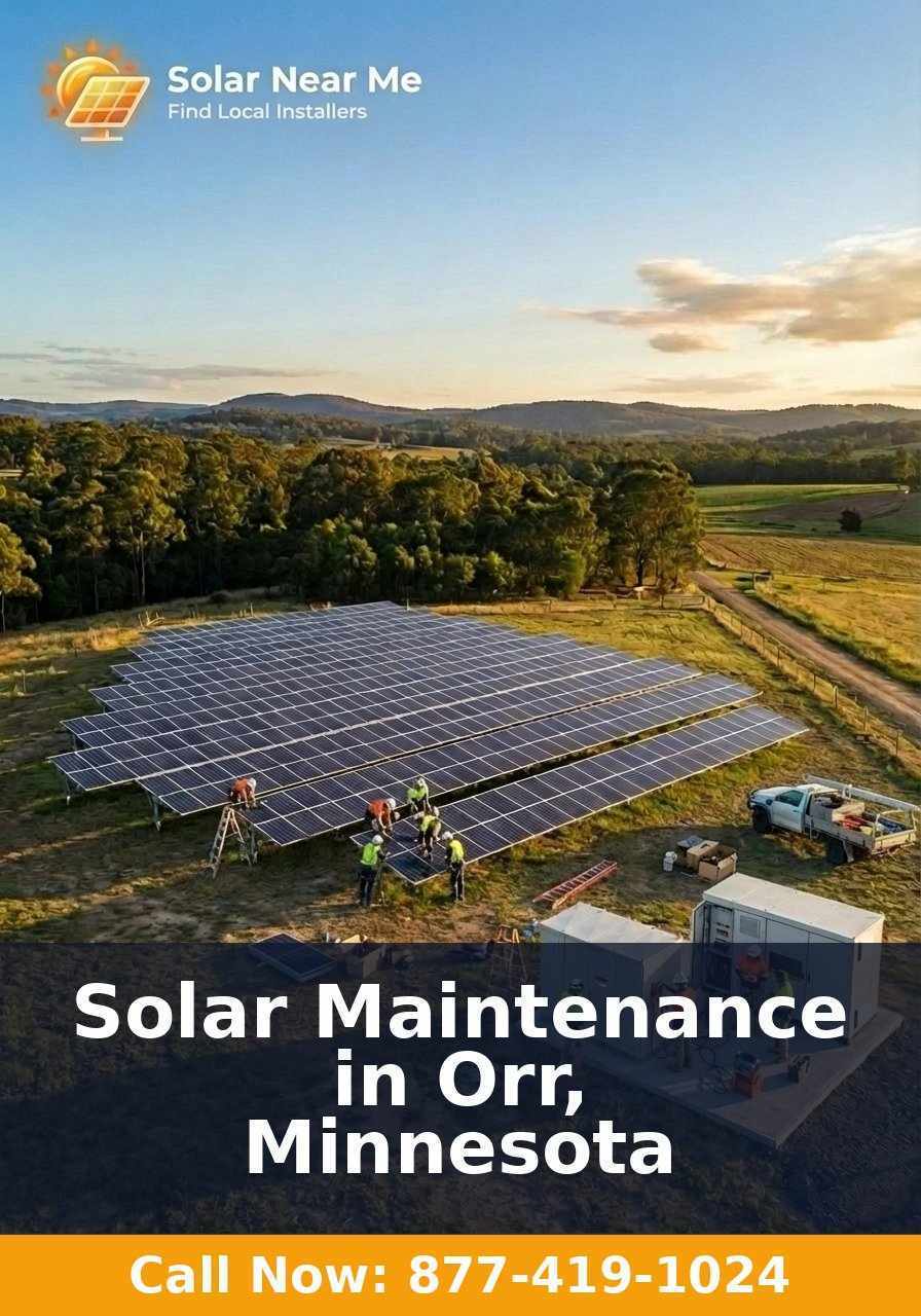 Solar Maintenance in Orr, Minnesota