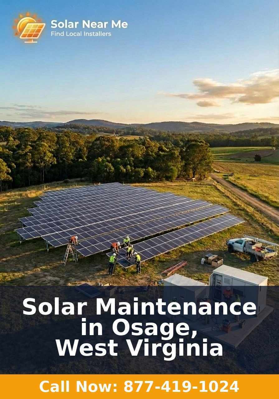 Solar Maintenance in Osage, West Virginia