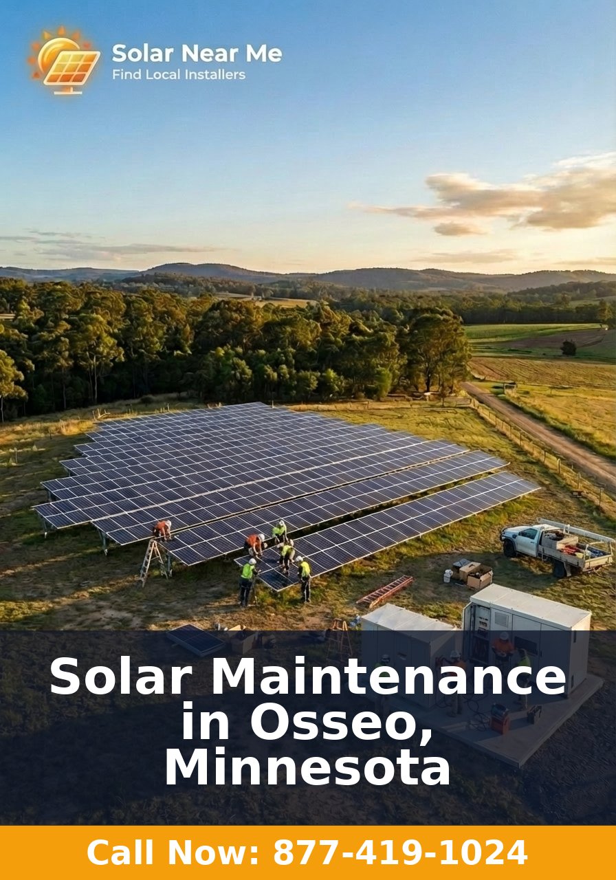 Solar Maintenance in Osseo, Minnesota