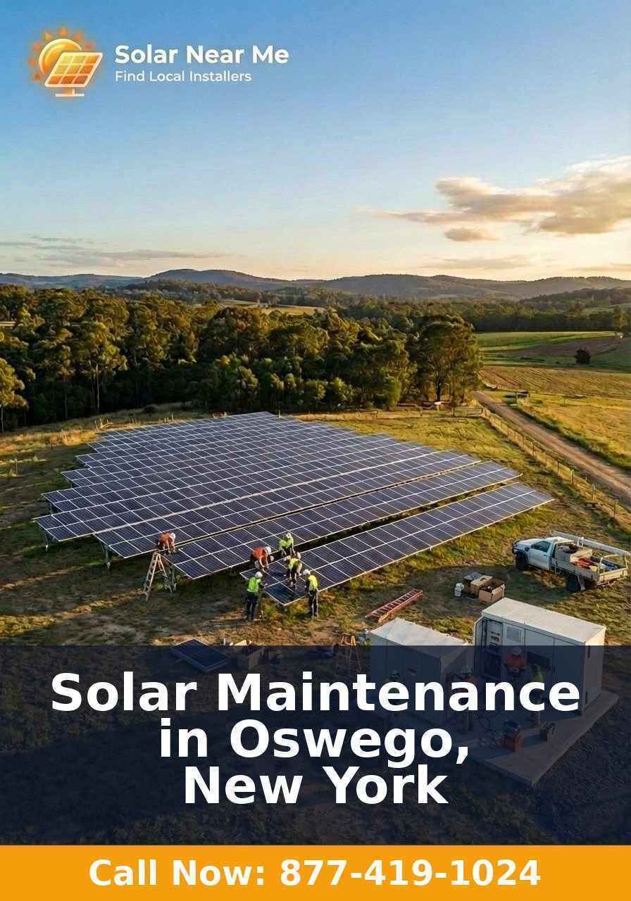 Solar Maintenance in Oswego, New York
