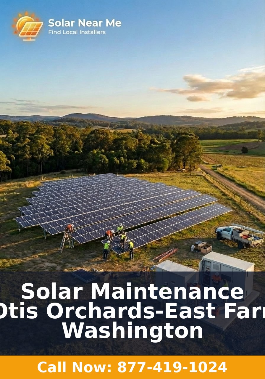Solar Maintenance in Otis Orchards-East Farms, Washington