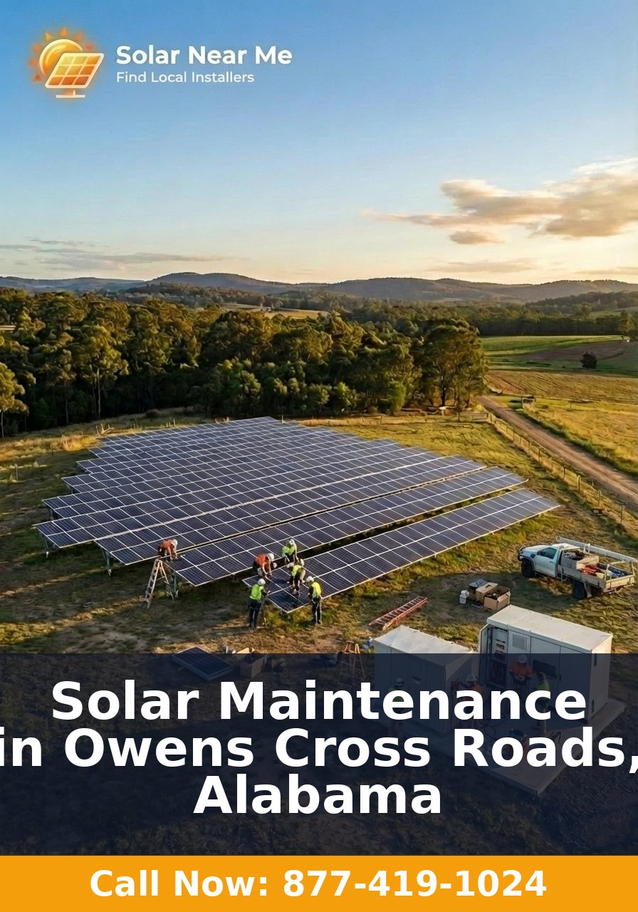 Solar Maintenance in Owens Cross Roads, Alabama
