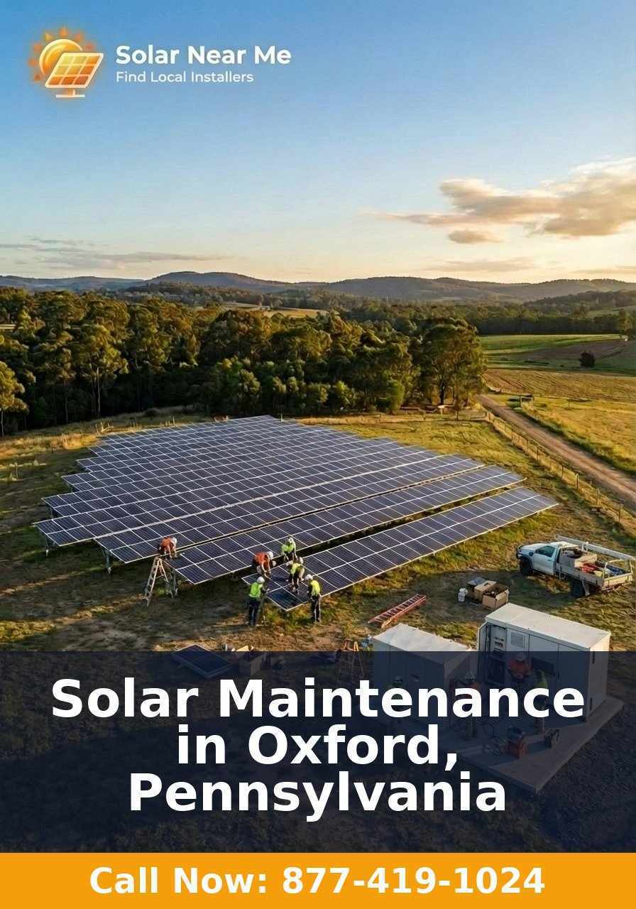 Solar Maintenance in Oxford, Pennsylvania