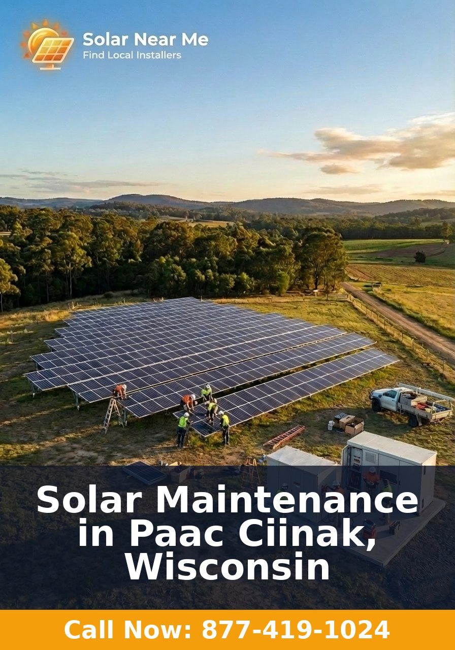 Solar Maintenance in Paac Ciinak, Wisconsin