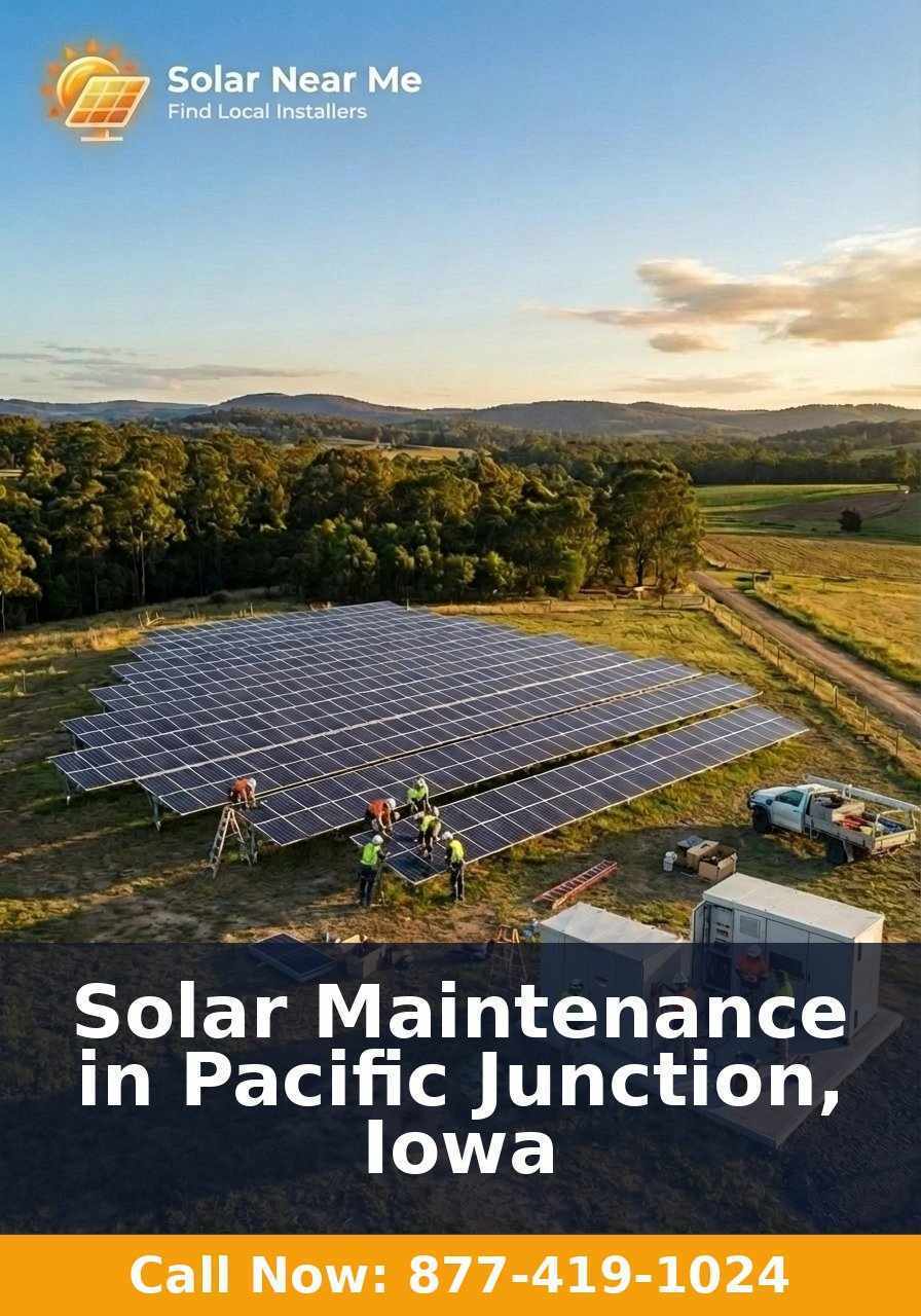 Solar Maintenance in Pacific Junction, Iowa